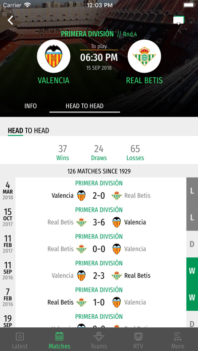 Real Betis Balompié Screenshot