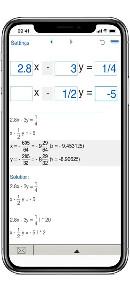 Game screenshot Systems of equations solver apk