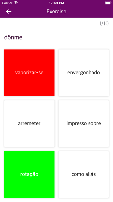 Screenshot #3 pour Portuguese-Turkish Dictionary