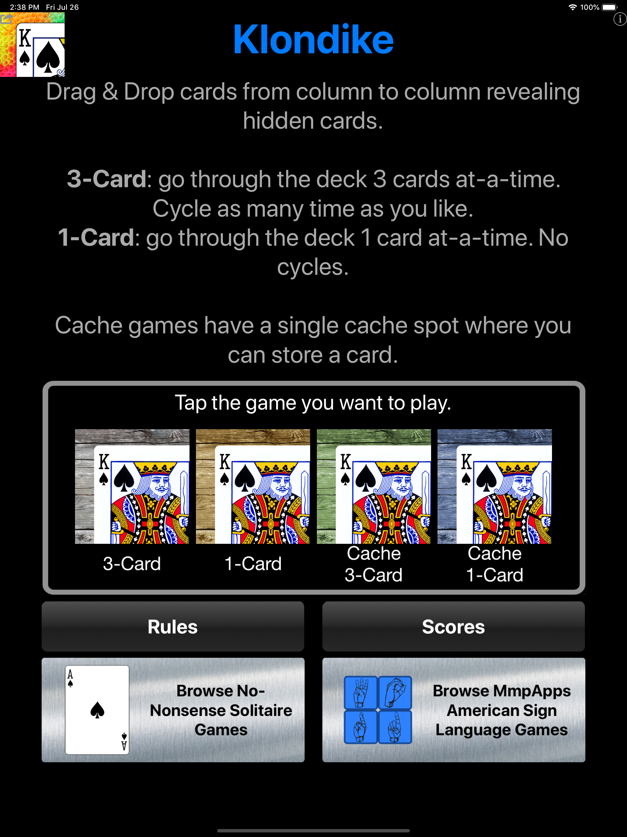 Klondike Solitaire - Classic