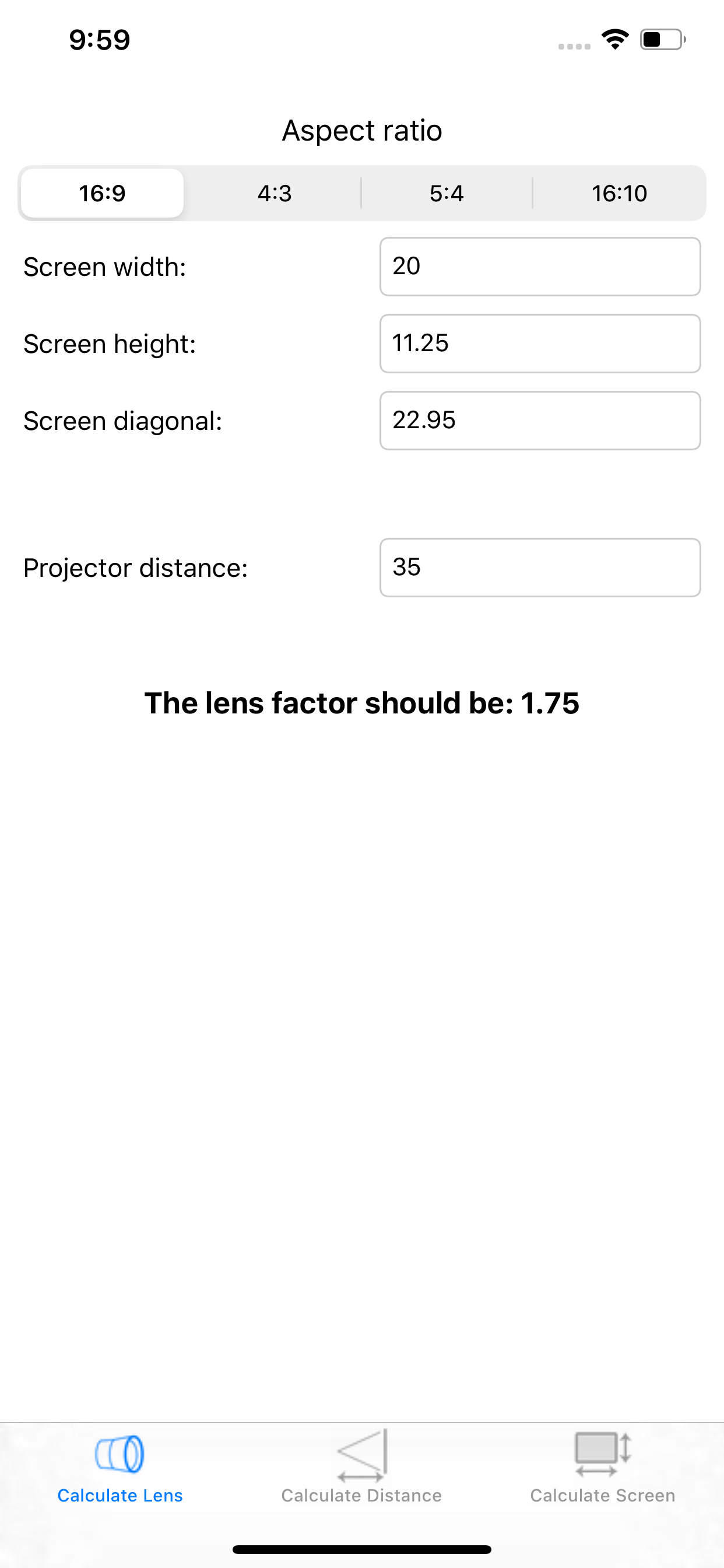 LensFactor