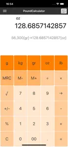 Pound Calculator -pound conv- screenshot #5 for iPhone