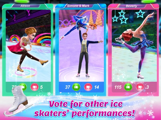 iPad Image of Ice Skating Ballerina