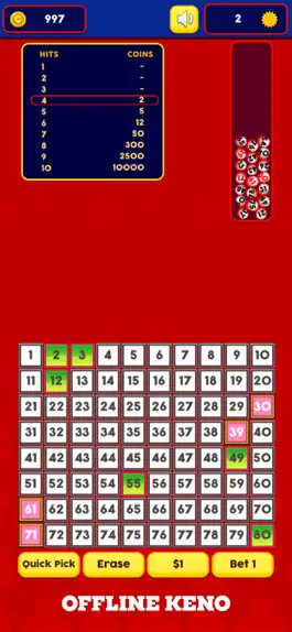 Game screenshot Keno Lotto. hack