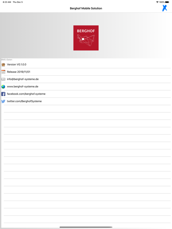 Screenshot #5 pour Berghof Mobile Solution 19