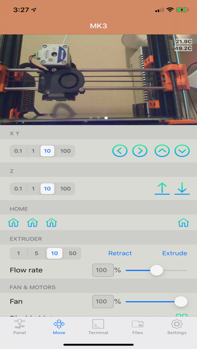 OctoPod for OctoPrint Screenshot