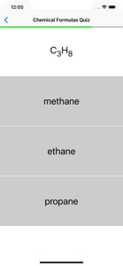 Chemical Formulas Quiz screenshot #4 for iPhone