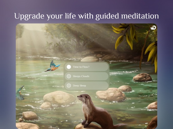 Flowing ~ Meditation in Nature iPad app afbeelding 4