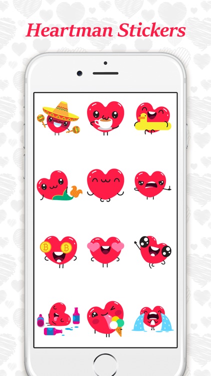 Animated Heartman Emojis