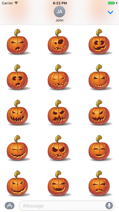 Screenshot #3 pour Sticker Me: Halloween Pumpkin
