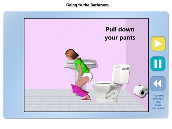 Screenshot #4 pour Toileting: Female Child