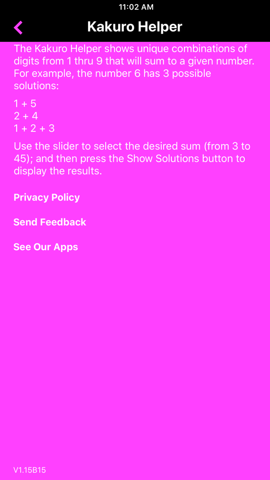 #3. KakuroHelpers (iOS) 由: JOHN MACKUS