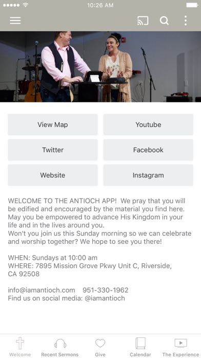 Screenshot #1 pour Antioch Church, Riverside