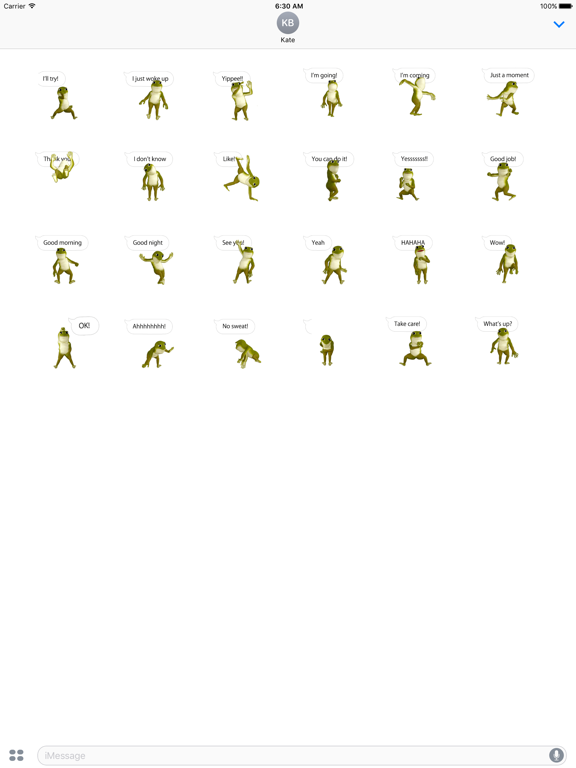 Screenshot #4 pour Animated Dancing Frog Chating