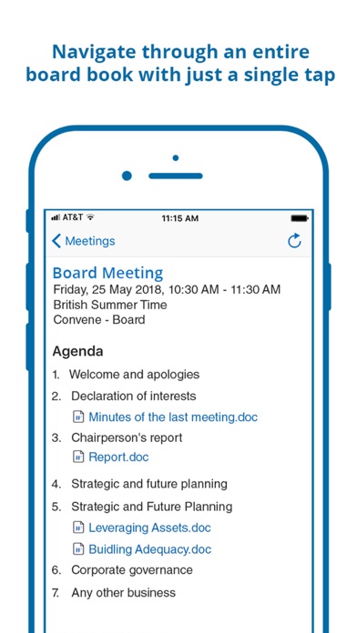 Azeus Convene for BlackBerry® Screenshot