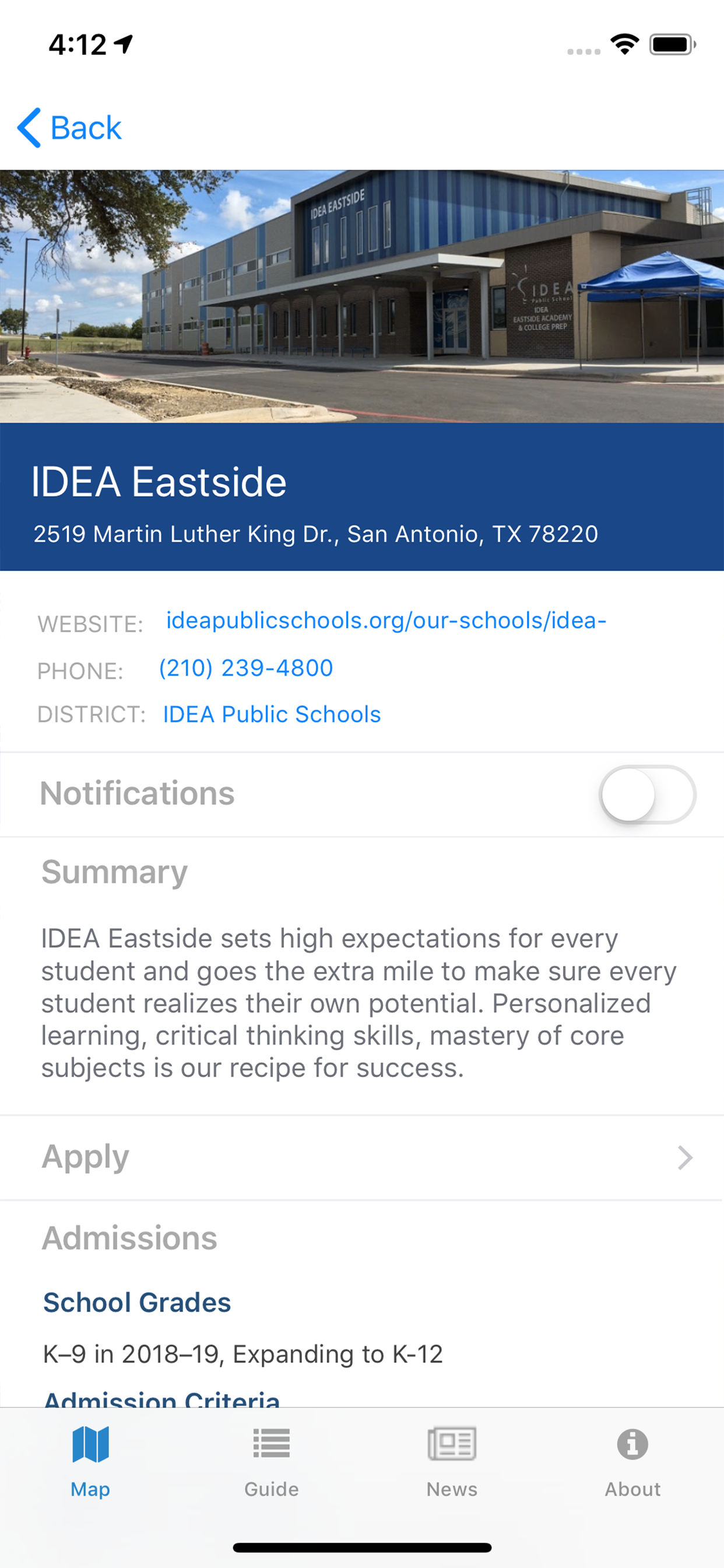 San Antonio Charter Schools screenshot 2