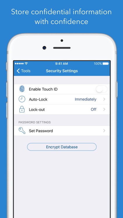 Tap Forms Organizer 5 Database screenshot-3