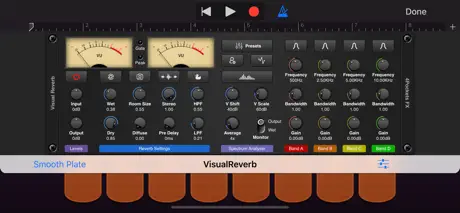Visual Reverb AUv3 Plugin