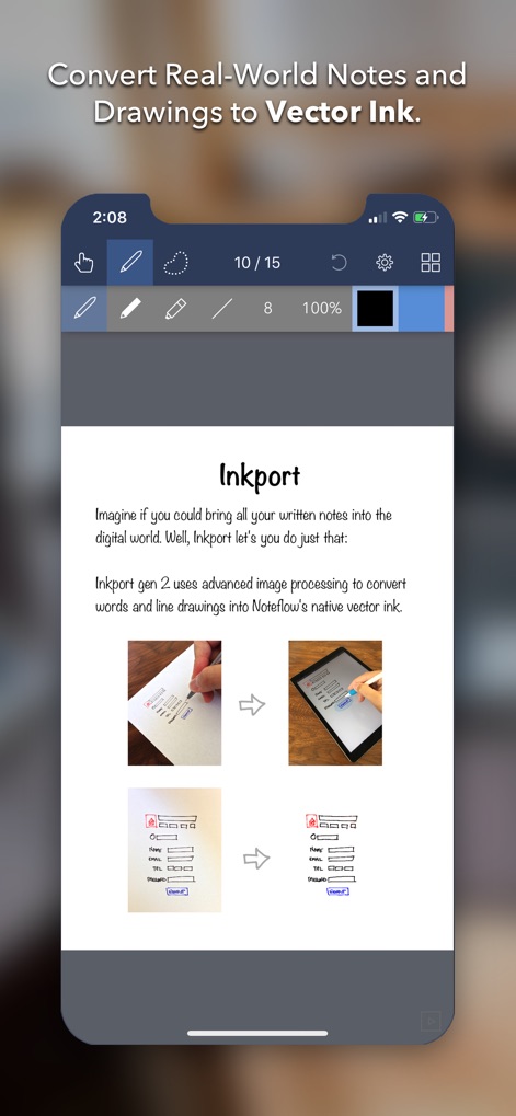 Noteflow+ Digital Notebook - noteflow-inkport-feature