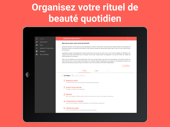 Screenshot #4 pour Skincare Routine