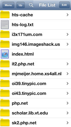 HTML Reader Lite screenshot 1