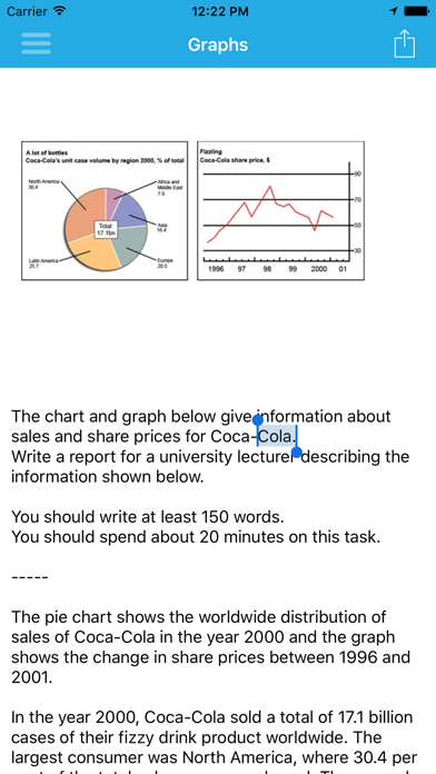 IELTS Writing Tutor Screenshot