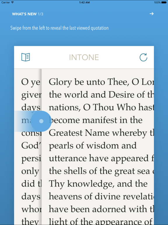 Screenshot #5 pour Intone – The Bahá'í Writings