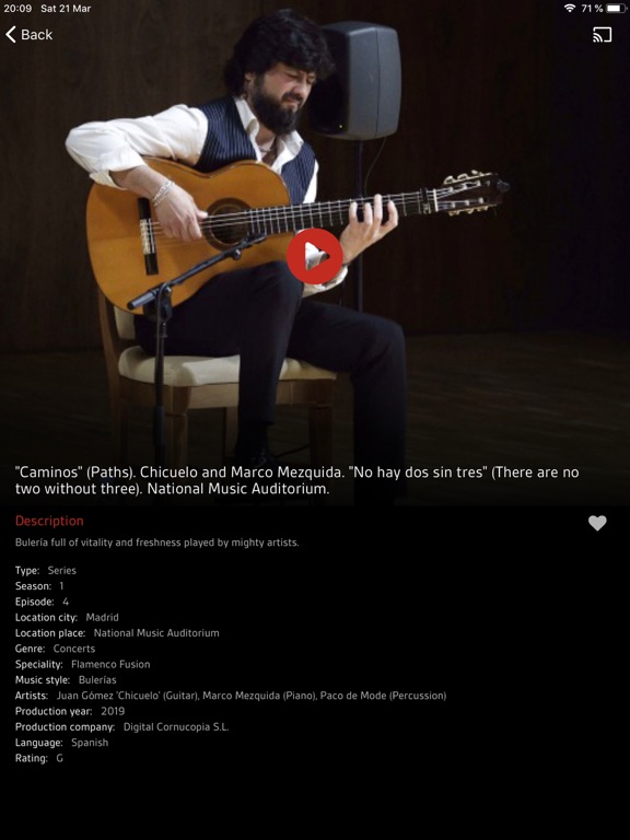 ALL FLAMENCO iPad screenshot