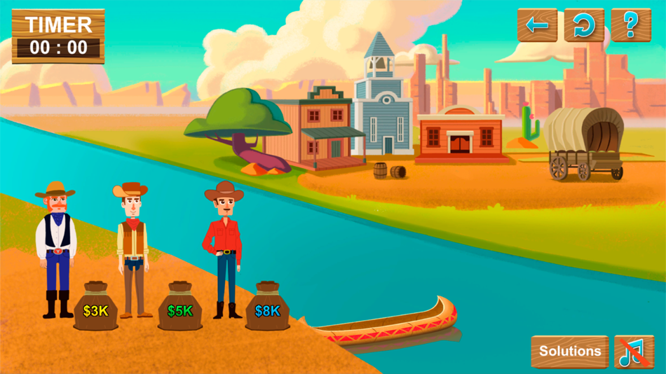 #5. The River Tests - IQ Puzzle (iOS) Bởi: SolverLabs
