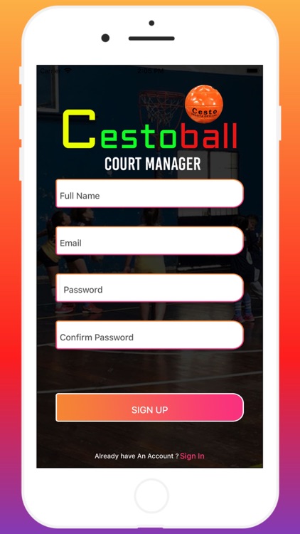 Cestoball Court Manager