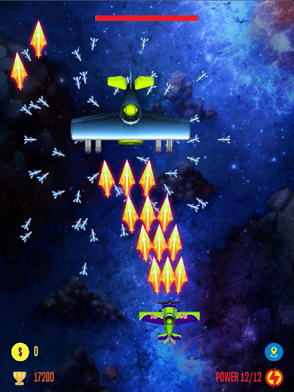 Air Force - Space Shooter iPad screenshot 4 - Games app