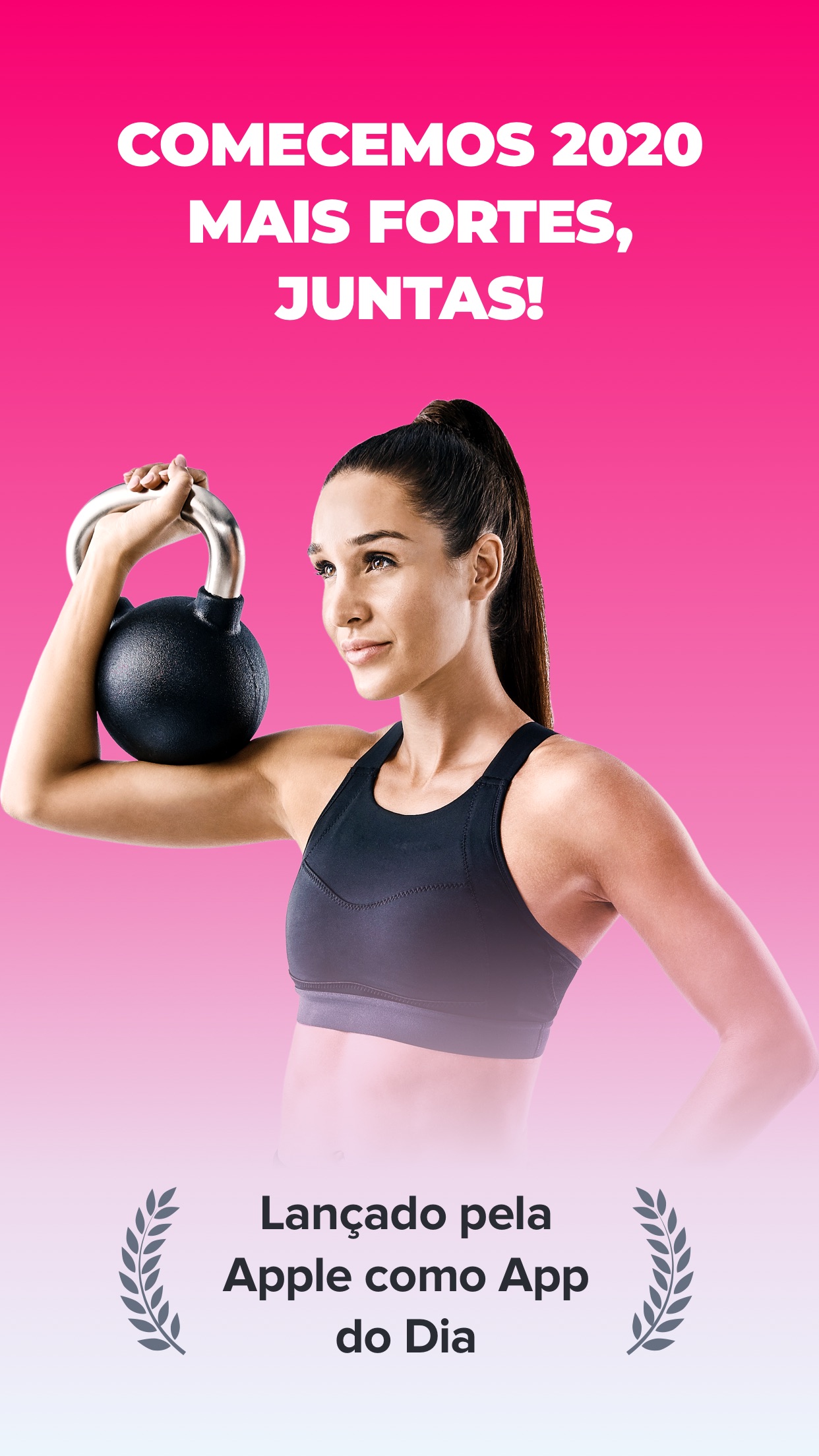 Screenshot do app SWEAT: Fitness Kayla Itsines