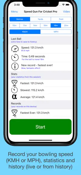 Game screenshot Speed Gun For Cricket hack