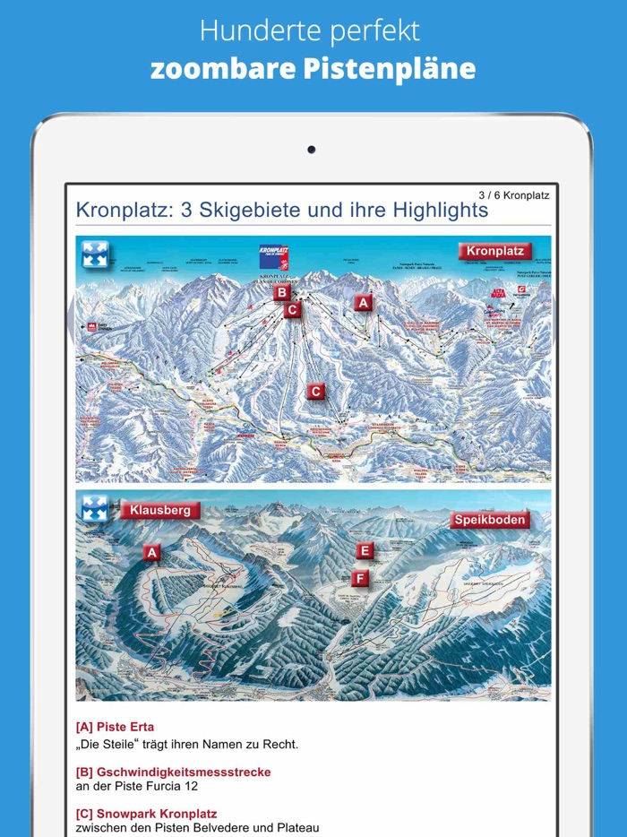 Schnee und mehr Der Skiatlas