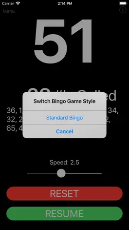 Game screenshot Speed Bingo Caller Party hack