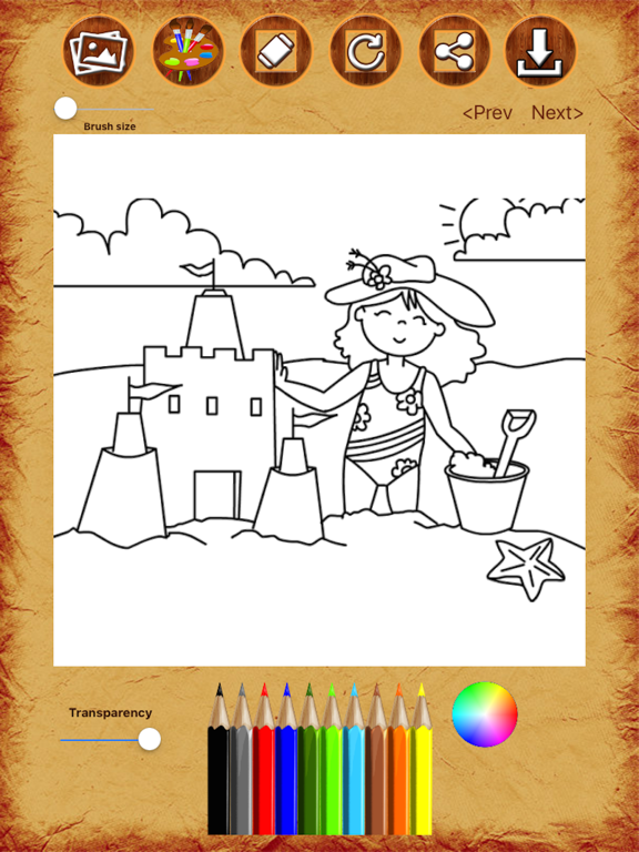 Screenshot #5 pour Kids coloring & drawing Book