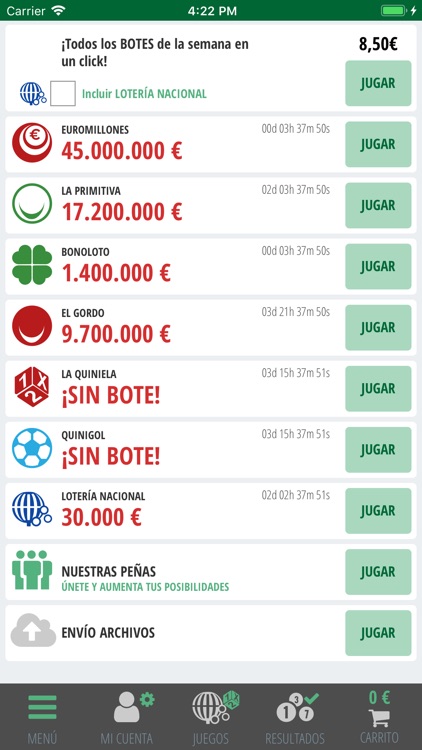 Lotería La Rana de Tres Patas