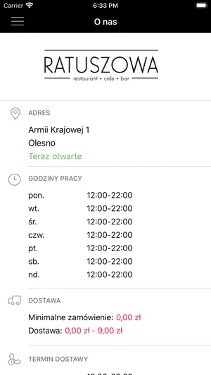 Restauracja Ratuszowa screenshot 4