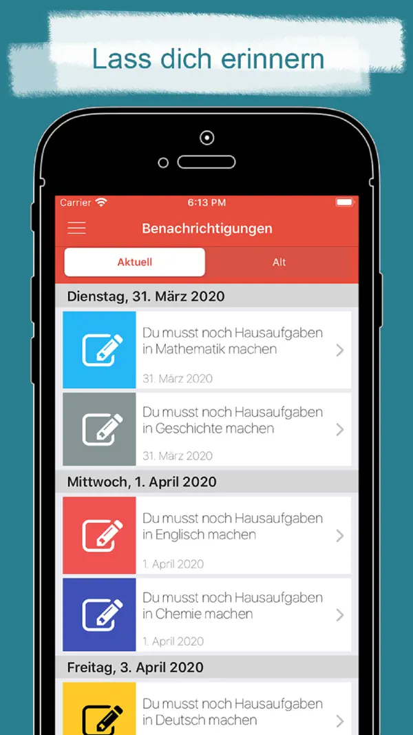 PocketSchool, Screenshot 3