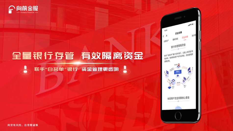 #6. 向前金服-专业的互联网出借信息服务平台 (iOS) 由: 北京捷越联合金融信息服务有限公司