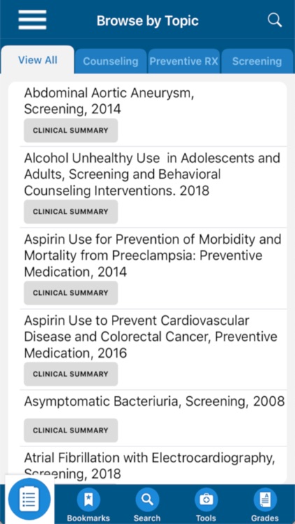 USPSTF Prevention TaskForce screenshot-3