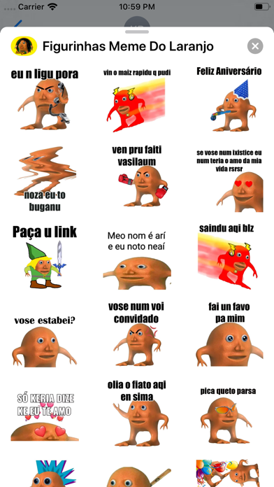 Screenshot #3 pour Figurinhas Meme Do Laranjo