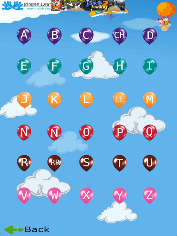 Screenshot #5 pour Learn Alphabets-Spanish