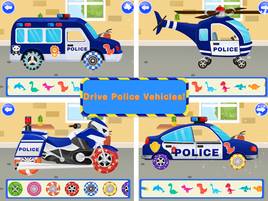 Screenshot #5 pour Voiture de police pour enfants