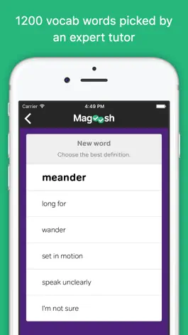 Game screenshot Vocabulary Builder by Magoosh mod apk