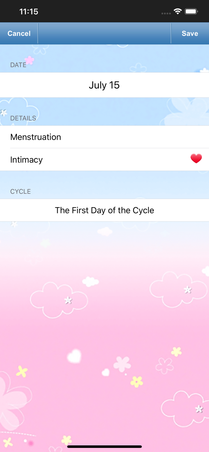 Fertility & Period Tracker screenshot 4