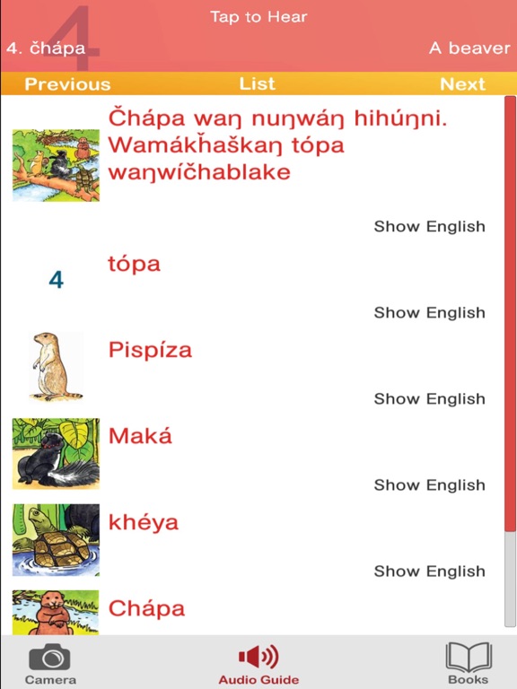 Lakota Media Player iPad screenshot 5 - Education app
