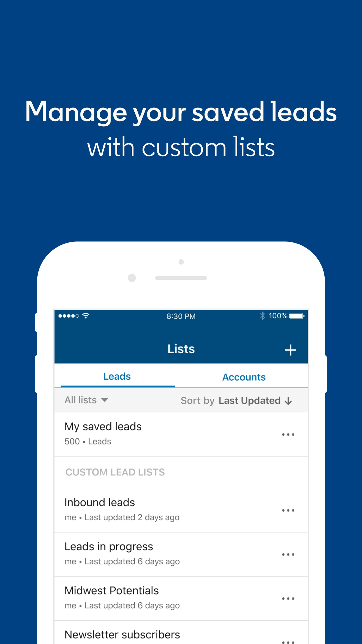 Screenshot 3 of LinkedIn Sales Navigator