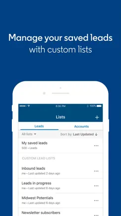 LinkedIn Sales Navigator iPhone image 3