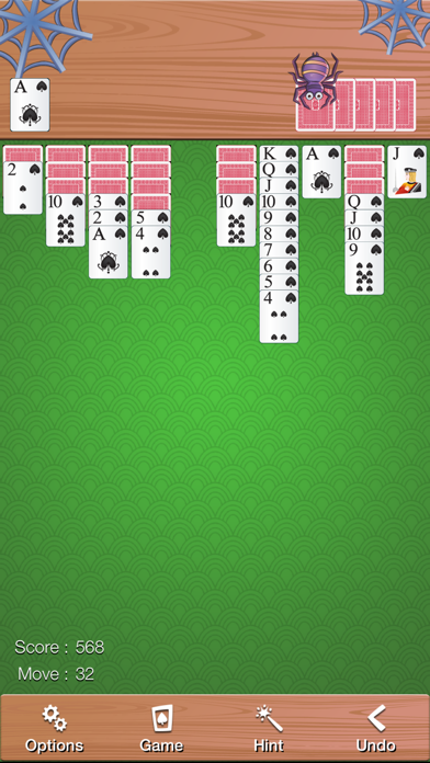 Relaxed Spider Solitaire Screenshot